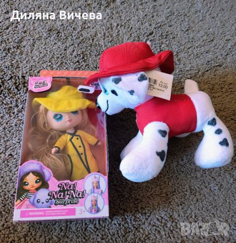 Нов детски комплект Кученцето Маршал+кукла Na-Na, снимка 2 - Плюшени играчки - 45520807