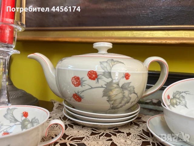 Представям ви едно порцеланово вълшебство на Johann Haviland  Пленяващ комплект за чай❤️  , снимка 13 - Сервизи - 50598614