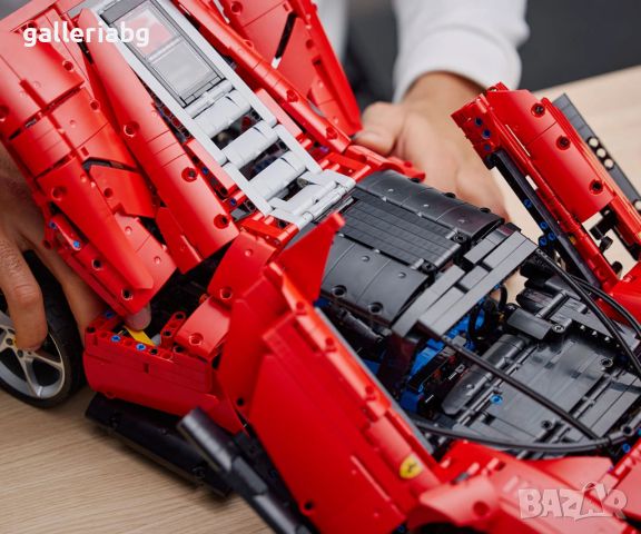 1:8 LEGO Technic - Ferrari Daytona SP3, снимка 10 - Конструктори - 45456979