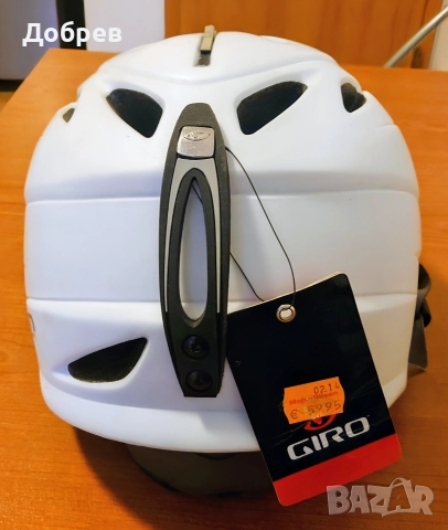 Giro каска за зимни спортове, размер М, като нова, Giro G10 M12 бяла мат