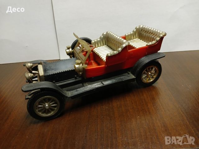 Стара унгарска играчка, сувенир, ретро автомобил., снимка 3 - Колекции - 46387649