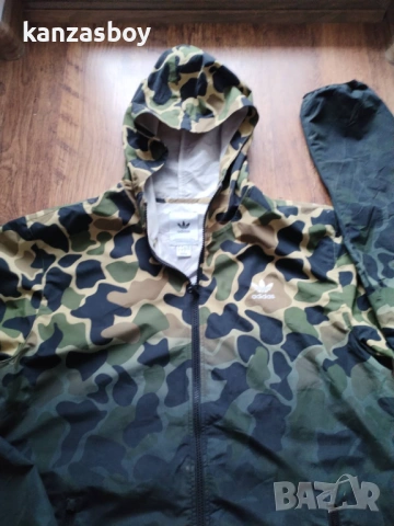  adidas Camo Windbreaker - мъжко яке-мембрана Л, снимка 5 - Якета - 54000147