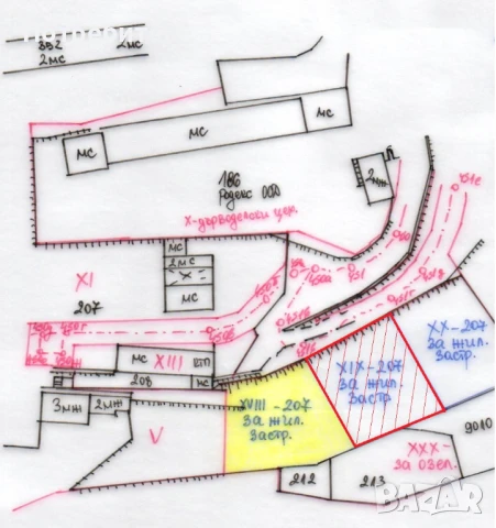 Парцел УПИ XIX - 687 кв.м., снимка 2 - Парцели - 50937513