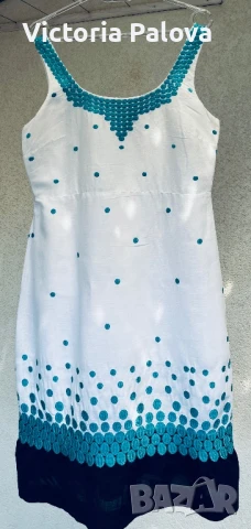 Ленена рокля PER UNA Англия, снимка 8 - Рокли - 50937564