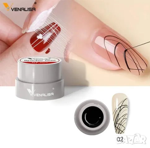 РАЗПРОДАЖБА! - Черен Спайдър гел Venalisa 5 ml