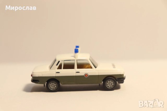 HERPA 1/87 H0 ВАРТБУРГ POLICE ПОЛИЦИЯ КОЛИЧКА МОДЕЛ, снимка 5 - Колекции - 52722306