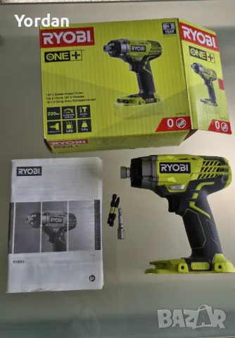 Акумулаторен ударен винтоверт RYOBI R18ID3-0, 18 V, 220.00 nm, снимка 6 - Винтоверти - 49183236