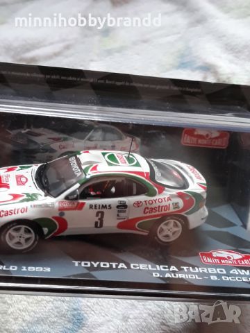 Abarth 124 Rally RGT  Toyota Celica Turbo 4WD  Rally Monte Carlo 1.43 Eaglemoss. Top Models., снимка 16 - Колекции - 46703928