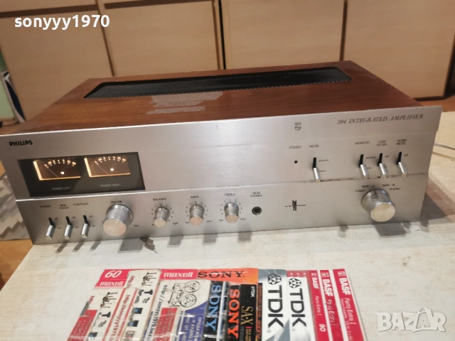 PHILIPS 594 AMPLIFIER-ВНОС SWEDEN 1204260816LCHERY1, снимка 4 - Ресийвъри, усилватели, смесителни пултове - 54170251