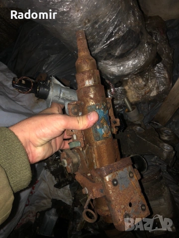 Кормилен механизъм с ключ Ауди А4 Б5 , снимка 2 - Части - 53788465