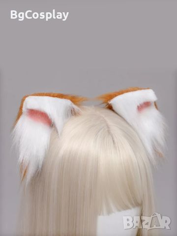 Реалистични котешки уши на фиби, снимка 6 - Аксесоари за коса - 46343296