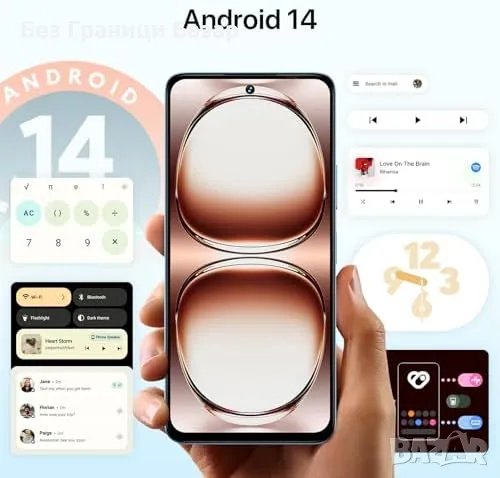 Нов UMIDIGI Note 100A 4G Телефон 5000mAh 13MP Камера 8GB RAM Смартфон, снимка 2 - Други - 49280373