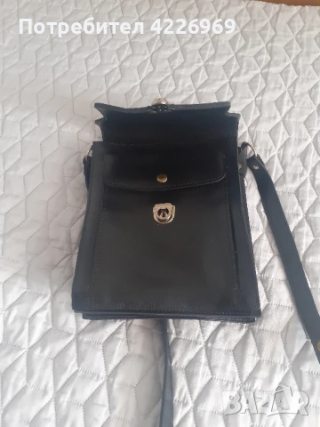 НОВА мъжка чанта с дръжка от естестена кожа, снимка 2 - Чанти - 50562924