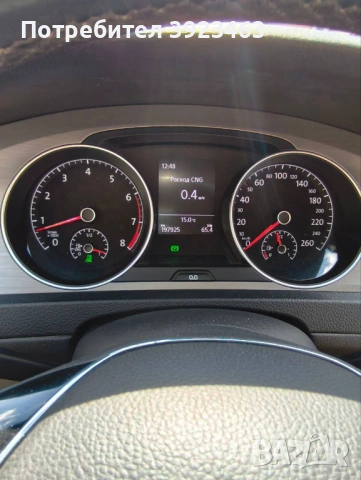 Volkswagen Golf 7 1.4 TGI 2014 г. Фабричен Метан, снимка 11 - Автомобили и джипове - 54029207