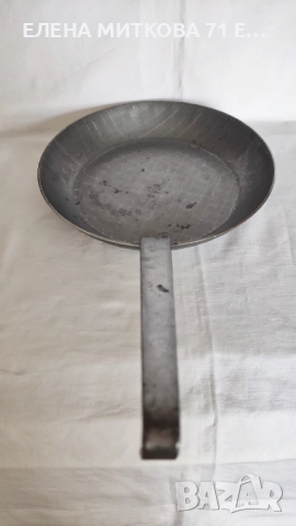 Масивен немски тиган от ковано желязо, снимка 2 - Съдове за готвене - 51503312