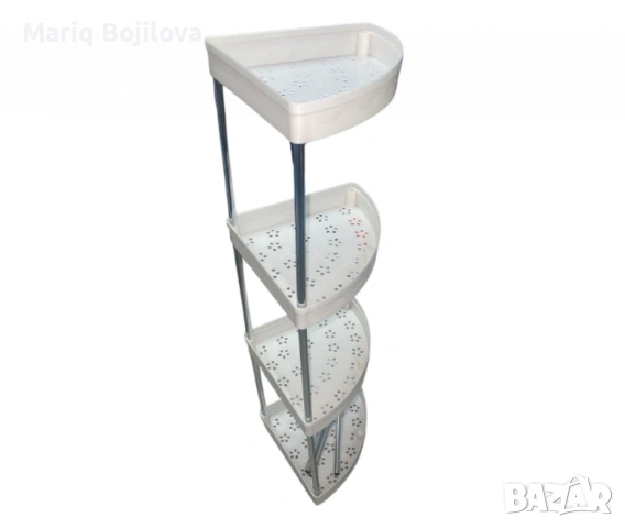 Ъглова въртяща се поставка Corner Storage Rack , снимка 7 - Етажерки - 53660539
