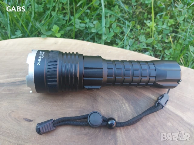 Мощен акумулаторен LED фенер Р50, снимка 3 - Екипировка - 50672518