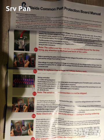 BMS 72V 20S 120A Модел ZY800160-20S , снимка 6 - Друга електроника - 52857449