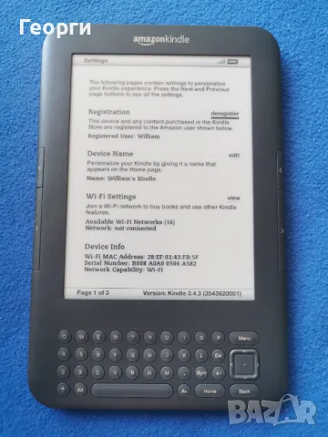 Kindle 3, снимка 4 - Електронни четци - 47152722