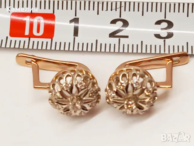 Руско злато , снимка 3 - Обеци - 50405866