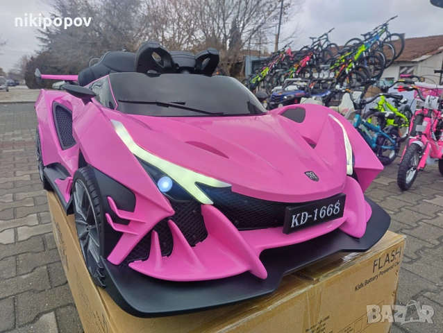 DC Акумулаторна кола 4x4 FLASH розов