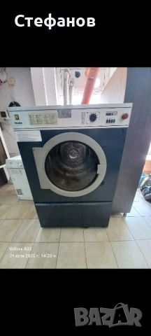 Продавам професионална сушилня Миеле 14кг на газ