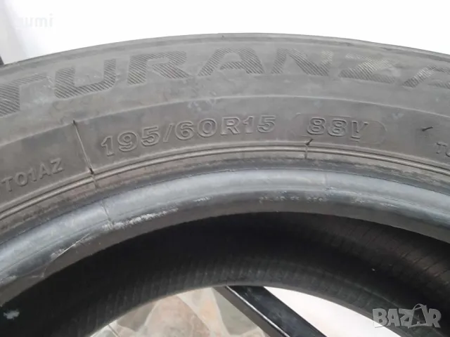 2бр летни гуми 195/60/15 BRIDGESTONE L01437 , снимка 4 - Гуми и джанти - 47248688