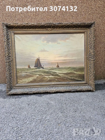 Картина маслени бои върху платно, снимка 2 - Картини - 53570020