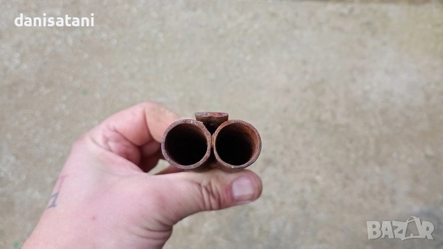 Стара цев от двуцева ловна пушка, снимка 6 - Антикварни и старинни предмети - 54183670