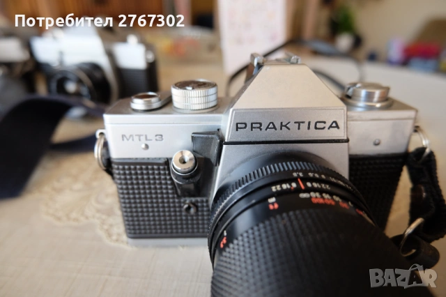 Praktica & Carl Zeiss Sonnar 135mm f3.5 Lens. M42 Mount, снимка 2 - Фотоапарати - 53799995