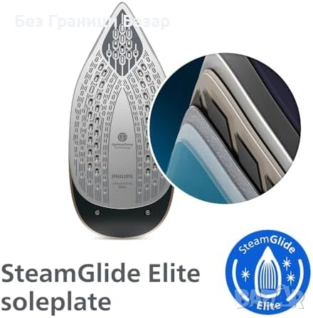 Нова Philips PerfectCare 8000 парна станция OptimalTEMP 1.4L PSG8200/80 за гладене дрехи Филипс ютия, снимка 5 - Ютии - 54219912