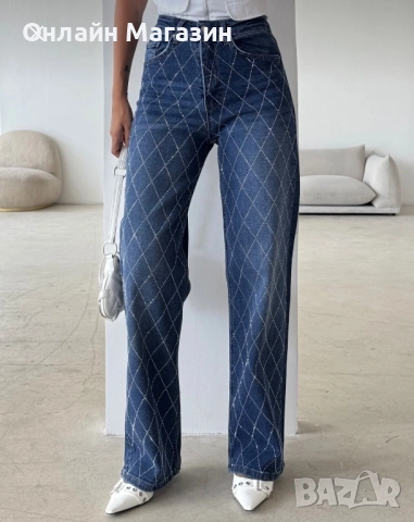 Дънки с камъни 