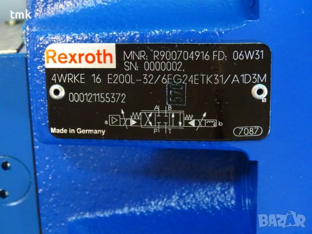 Хидравличен разпределител Rexroth 4WRKE 16 E200L-32/6EG24ETK31/A1D3M Control Valve, снимка 4 - Резервни части за машини - 46672907