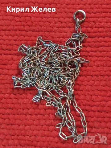 ФИНА СТАРИННА СРЕБЪРНА ВЕРИЖКА ЛАНЧЕ КОЛИЕ СИНДЖИРЧЕ СРЕБРО ВИСОКА ПРОБА РЪЧНА ИЗРАБОТКА 32038, снимка 10 - Антикварни и старинни предмети - 49704843