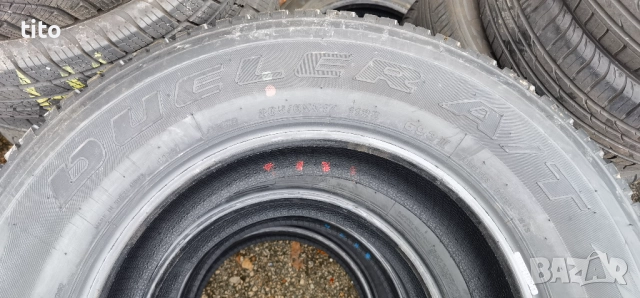 265/65R17 112S BRIDGESTONE Dueler A/T 693 III, снимка 5 - Гуми и джанти - 52519433