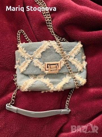 Bershka дънкова чантичка