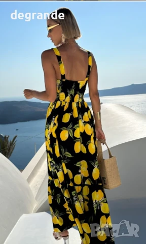 Лимонено изкушение върху шоколадова глазура, снимка 3 - Рокли - 50796636