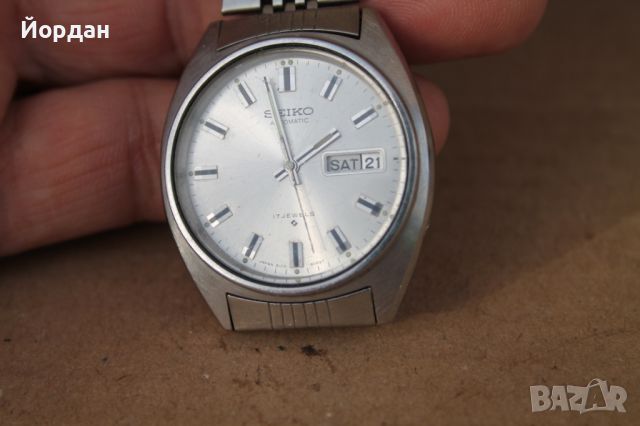 Японски часовник ''Seiko'' автоматик  17 камъка, снимка 2 - Мъжки - 45144606