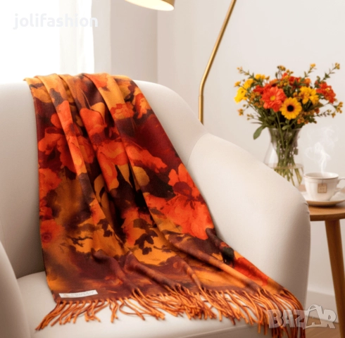 Кашмирени шалове за зимата, снимка 1 - Шалове - 31237077