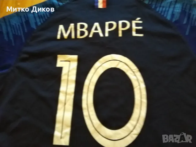 Тениска на Франция №10 Мбапе размер С, снимка 8 - Футбол - 50380903