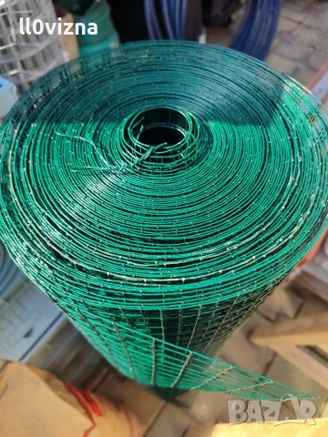 ОГРАДНА МРЕЖА С PVC ПОКРИТИЕ 20Х20 1м/25м, снимка 3 - Огради и мрежи - 54223075