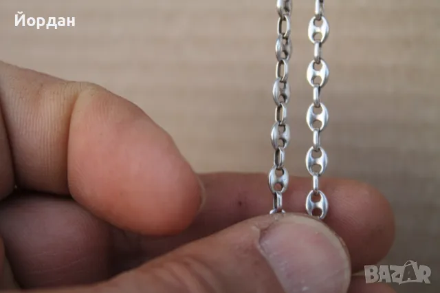 Сребърно дамско колие, снимка 5 - Колиета, медальони, синджири - 49532233