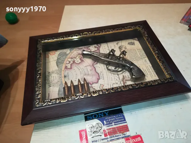 КАРТИНА СЪС СТЪКЛО И ПИЩОВ ВЪТРЕ 3103251855, снимка 11 - Антикварни и старинни предмети - 49714056