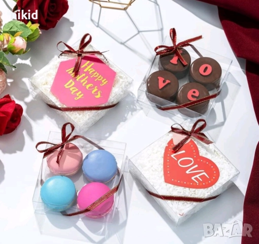 ниска кутия прозрачен капак pvc кутии ръчна изработка сувенир сапун фигурка кутийка, снимка 4 - Други - 40861865