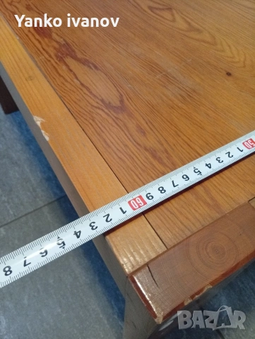 Дървена маса, снимка 4 - Маси - 53993189