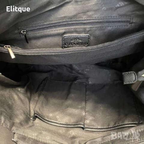 Дамска чанта от еко велур и к. – елегантен и практичен модел (бордо), снимка 17 - Чанти - 52455563