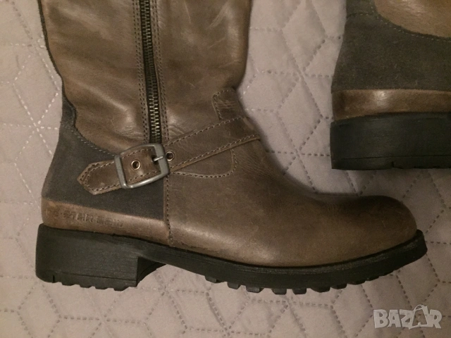 G-star оригинални дамски ботуши от естествена кожа Uk5/38, снимка 3 - Дамски ботуши - 53247555