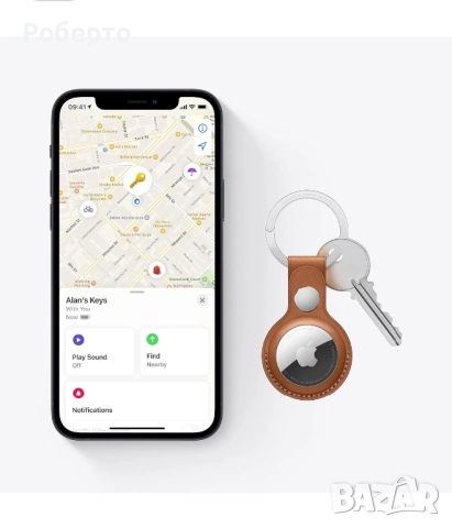 Комплект 4 AirTag Apple, снимка 4 - Аксесоари за Apple - 52959108