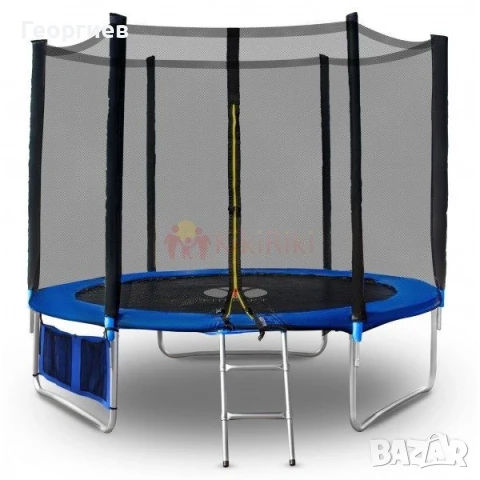 Детски батут с външна предпазна мрежа Buba 8FT
