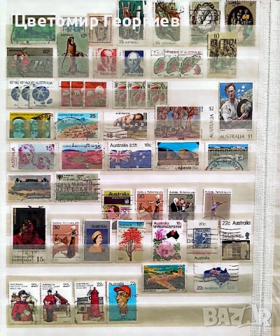 Класьор с марки.650 бр.  К.3, снимка 14 - Филателия - 50959455